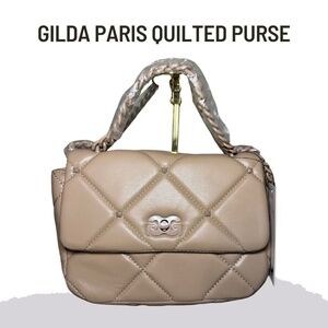 Soft Quilted Gilda Paris Handbag NWT